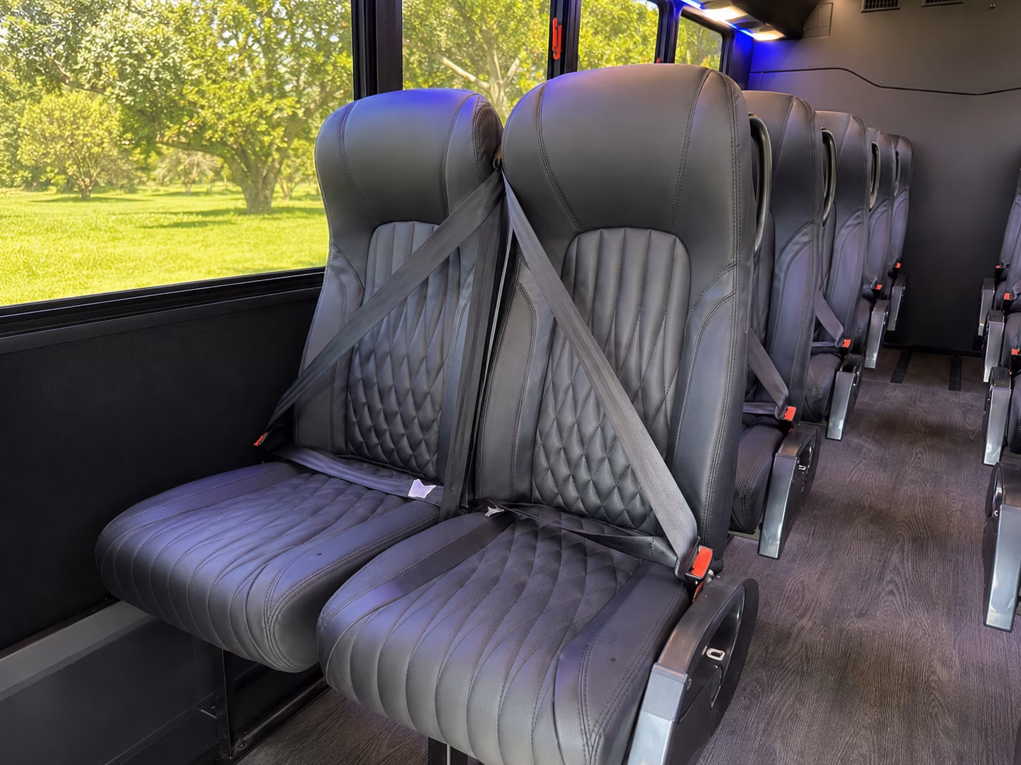 warren airport transportation onboard seating