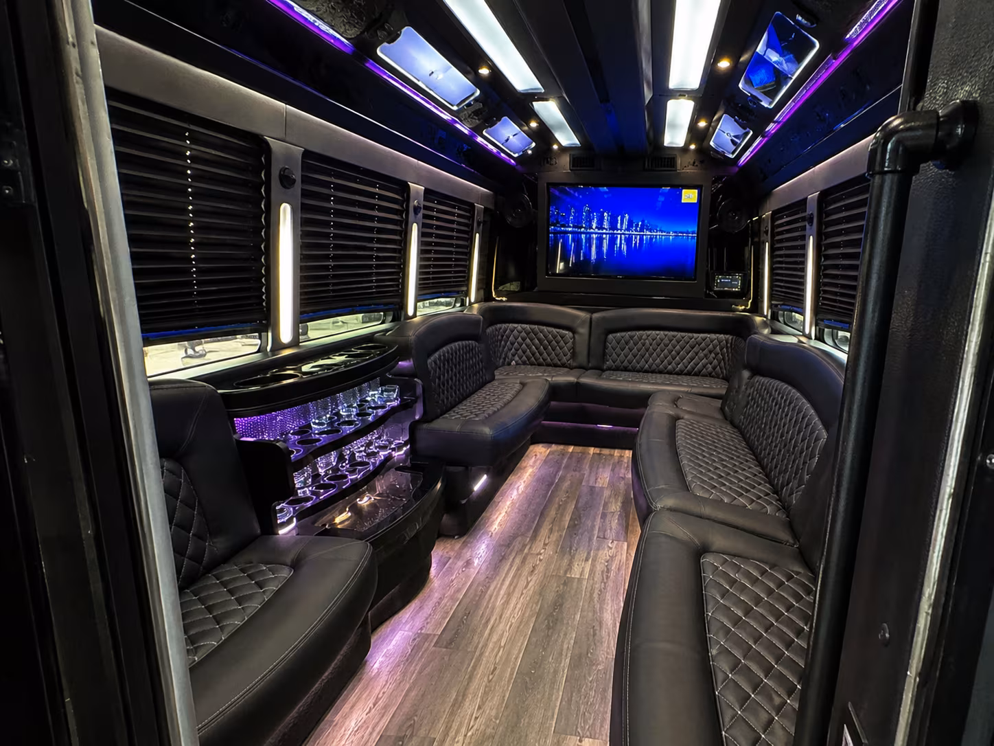 warren night out party bus rental