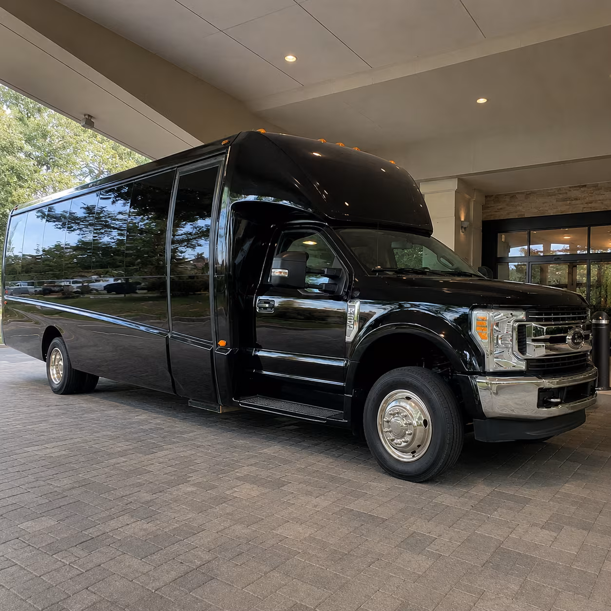 warren private event transportation onboard seating
